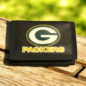 Green Bay Packers Black Wallet